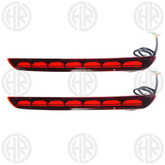 Honda Civic 2022-2023 Rear Bumper Premium LED Reflector Safety & Style